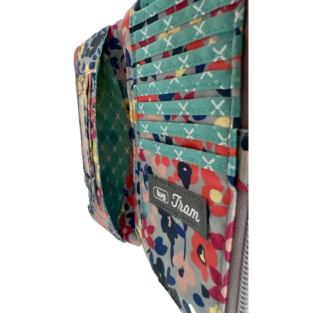 Lug Tram 2 RFID Wallet Wildflower Multicolor Floral Travel 4